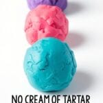 Homemade Playdough Recipe Without Cream of Tartar