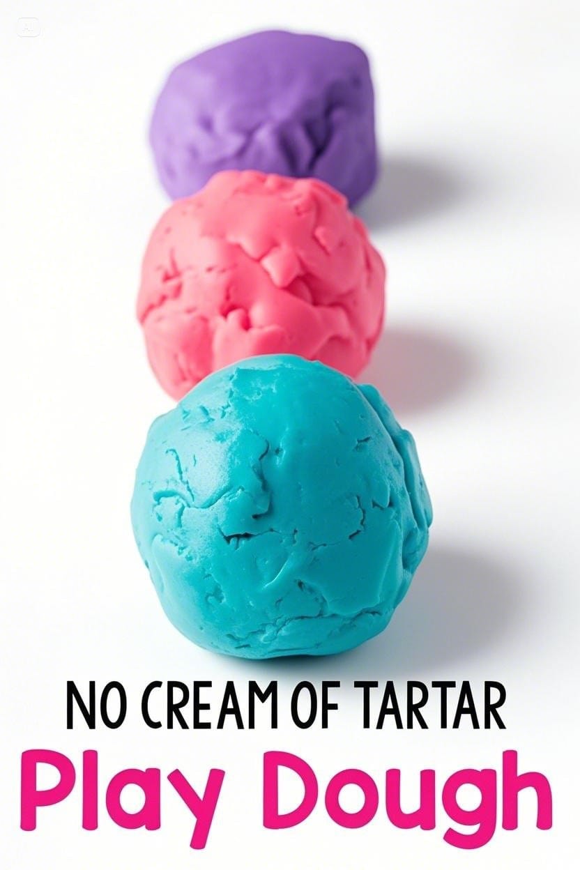 Homemade Playdough Recipe Without Cream of Tartar