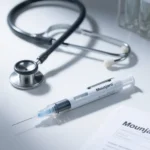 Mounjaro injection pen with medical background Long Term Side Effects of Mounjaro
