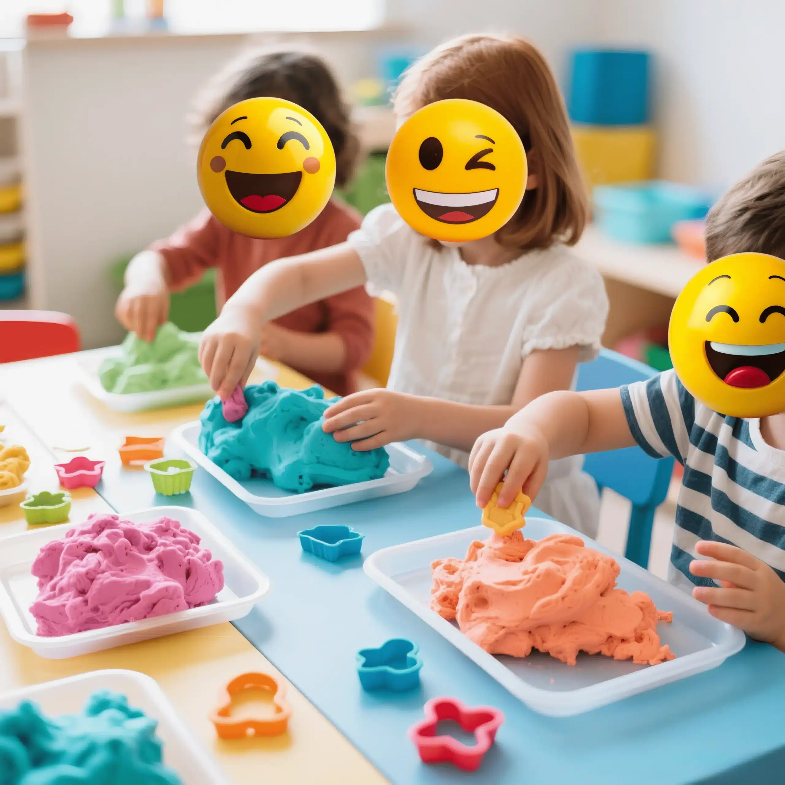 Cloud Dough Recipe 7 Kids playing with colorful homemade cloud dough recipe